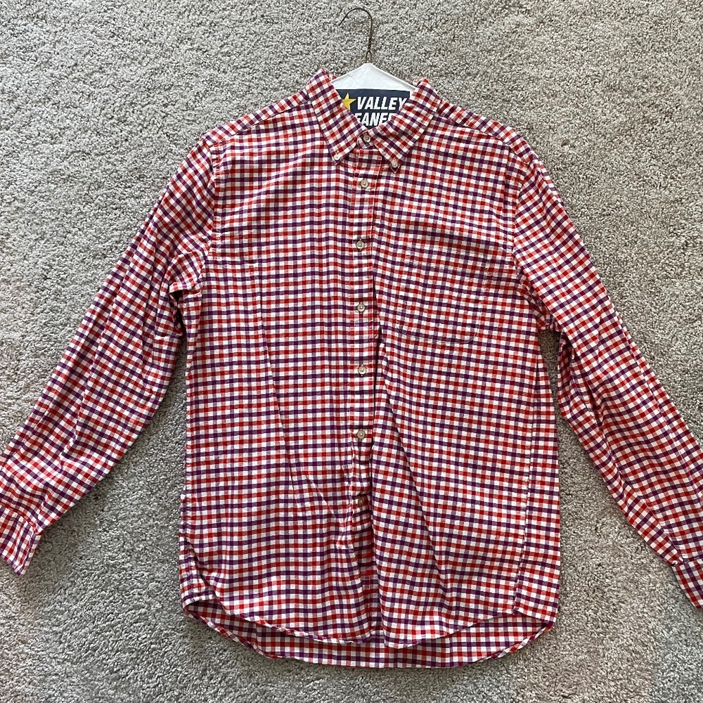 Men’s Saddlebred Long Sleeve Button Down Shirt, Size L